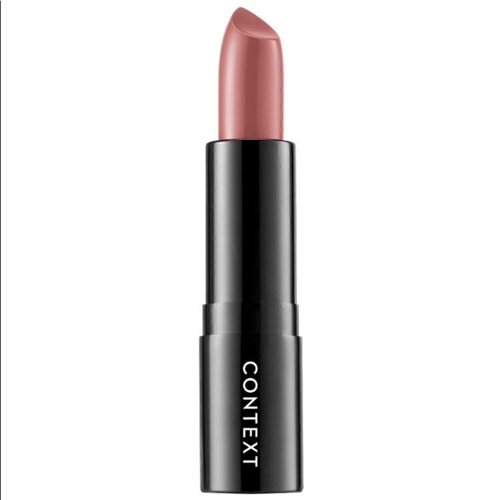 Context Matte Lipstick Tears are Falling Dark Mauve Color, New in Box Full Size